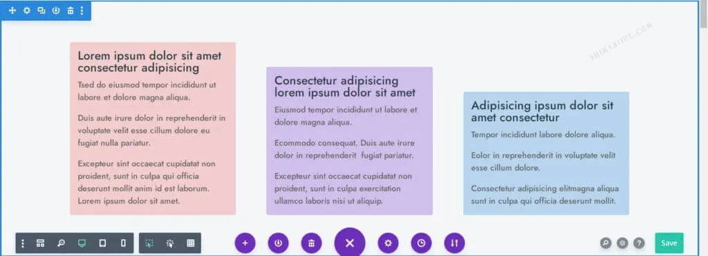 Bottom aligned columns in Divi theme