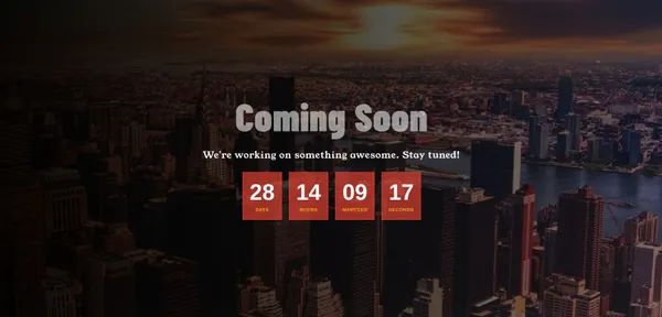 Download Elementor coming soon page templates