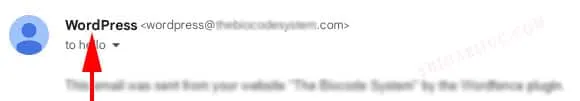 Default sender’s name in WordPress