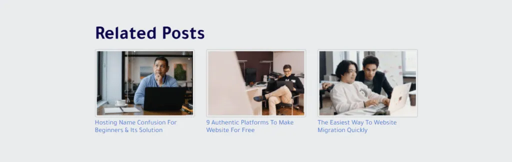 Display related posts