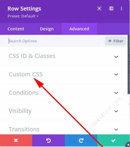 Divi custom css