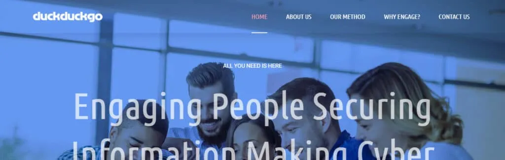 Elementor header template screenshot