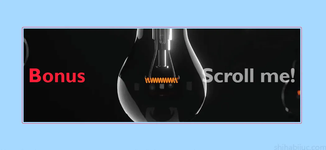 Fixed background image
