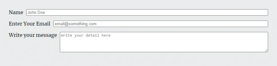 Full width form using flexbox css