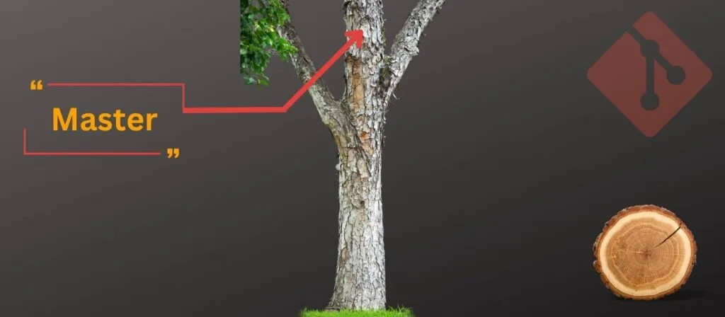Git master branch infographic