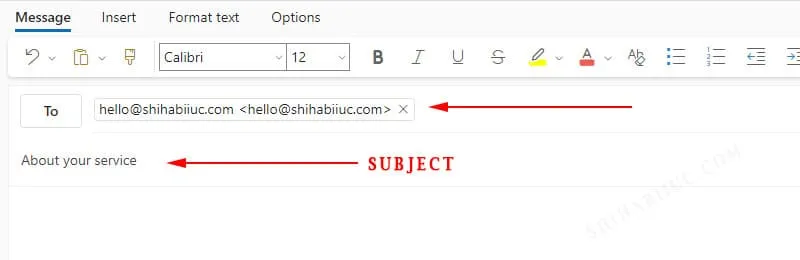HTML mailto link that prepopulated “to” & “subject” fields