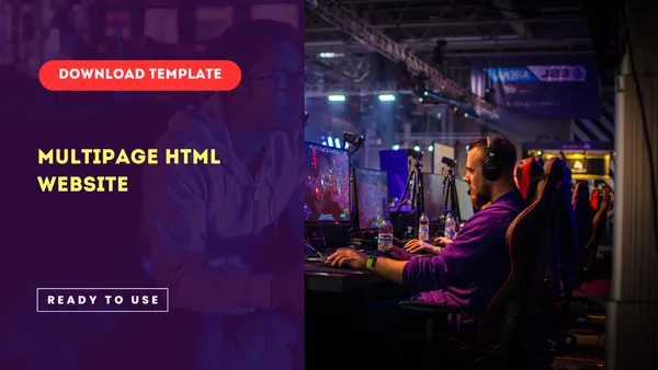 How to create a multiple-page website in HTML? (downloadable template)