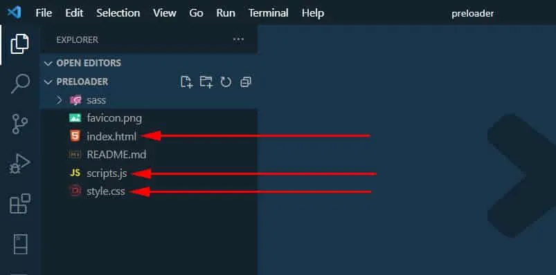 Preloader files and folders