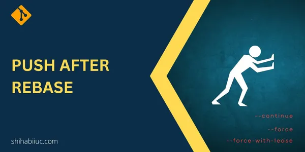 How to git push after rebase?