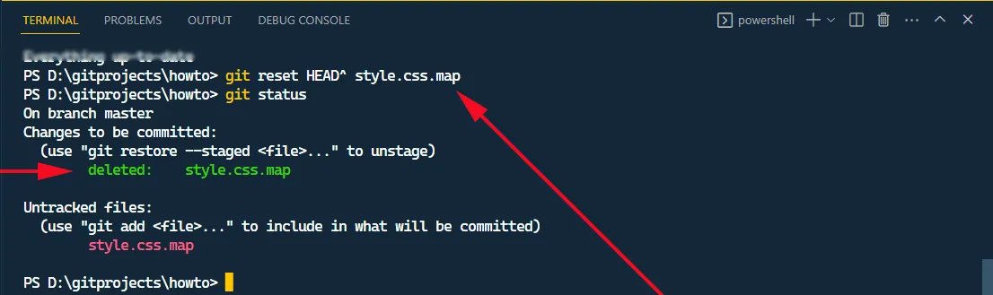 Removed a file from git commit