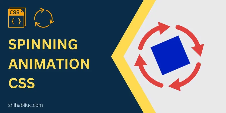 Spinning animation with CSS