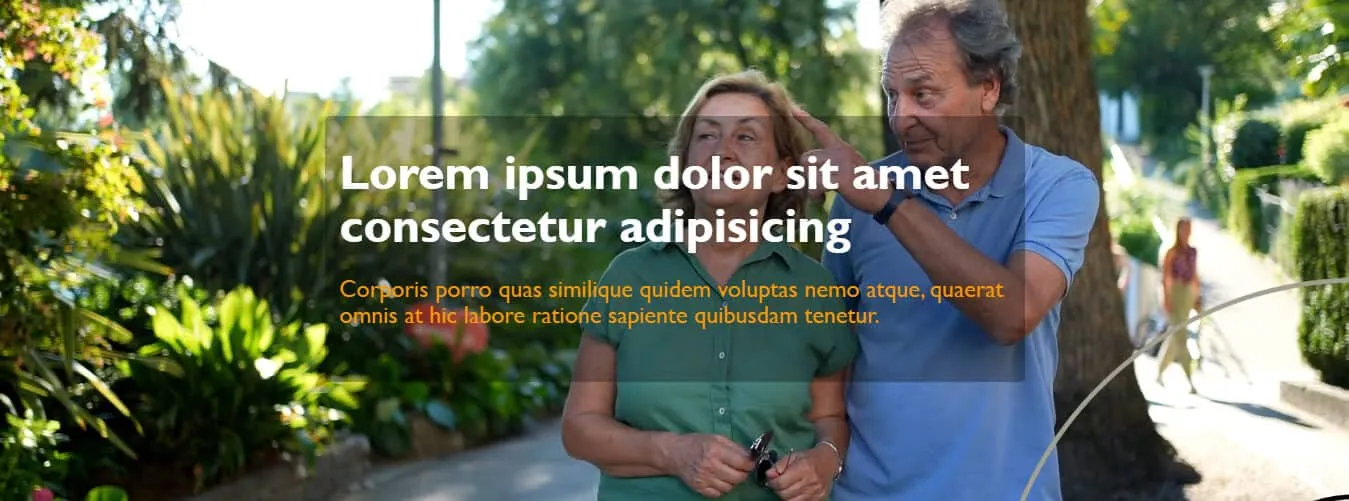 Video background with texts