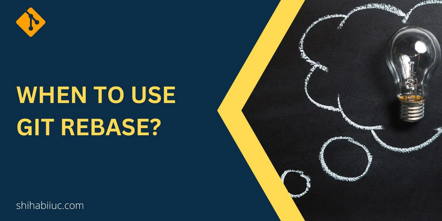 When to use git rebase